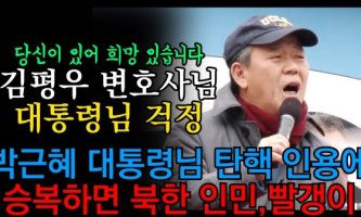 태극기집회 대한민국수호의 애국 김평우 변호사님의 애국 명연설.