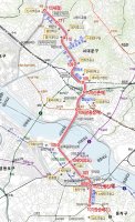 서울도시철도(경전철) 서부선 대형 노선도 (신림선 연장으로 환승가능) + 난곡선 노선도