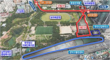 서울경전철 신림선 (샛강역~서울대) 노선도 등을 올립니다