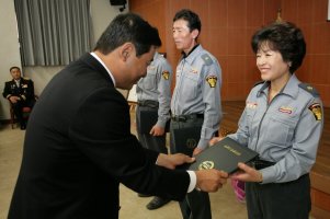 소방의날 기념식에서