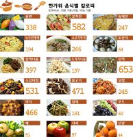 [인포그래픽] 추석 음식 칼로리 정리