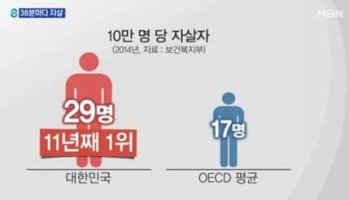 우울증 메커니즘, 대한민국은 지속적으로 자살공화국인가?