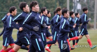 U-23 축구대표팀, 서귀포서 '담금질'