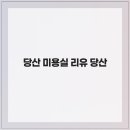 당산 미용실 머리잘하는 리유 당산