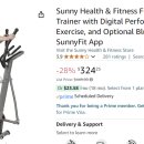 에반스턴: 일립티컬 판매: Sunny Health & Fitness Full Body Workout Elliptica 이미지