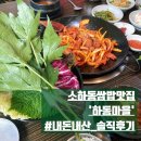 소하동맛집 기아자동차맛집(+내돈내산 솔직후기) - 하동마을