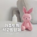 가죽소품 | 집들이선물 고민 끝! 센트에이벨르 가죽토끼 석고방향제 인테리어 소품 추천