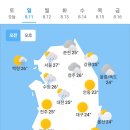 8월11일 날씨 이미지