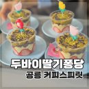 공릉 카페 커피스피릿 | 신상 디저트 두바이딸기퐁당 후기 🍓