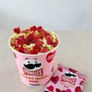 디자인토핑 | 프링글스 맛 그대로 한정판 하트칩 메가박스 프링글스 하트 미니로즈 토핑 팝콘 리얼후기