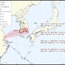 태풍 경로 왜이러냐 중국 가는줄 알았는데 이미지