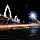 팔달대교 야경 이미지