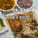 경남 양산 배달맛집 대패가 1900 양산웅상점
