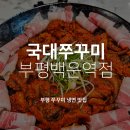 백운역 | [내돈내산 맛집] 부평 백운역 국대쭈꾸미 다녀온 후기🦑🔥