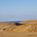 일본 히메지성 야경,돗토리 해안사구 이미지