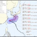 최근에 본 태풍 경로중 제일 어이없는 6호 태풍 카눈 상황 이미지