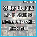 영목항 비제이호 150수 후기, 준비물 및 최근 조황 한방 정리!
