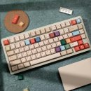 AI illustrator Keycaps DYE-SUB Cherry Profile PBT Retro Color Keycap For 61 이미지