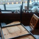 송선로-8 | 구미 주방용품 업소용 테이블 제작 원목테이블 철재 다리 교체 후기