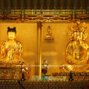 평창 상원사 문수전 목조동자상(3구) 이미지