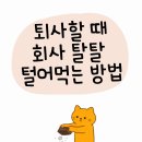 퇴사할 때 회사 탈탈 털어먹는 법 이미지