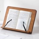 독서 레시피북 | 바른자세 거치 우드 독서대 후기 : 5단 북스탠드 대나무 책거치대 독서 환경 개선