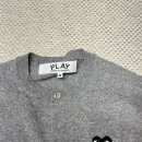 176 | 꼼데가르송 블랙 하트 가디건 그레이 M 사이즈 내돈내산 후기 사이즈팁 (176 M착용)