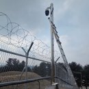 느트나무삼거리_CCTV폴대 상단 | [신뢰정보통신] 양주 군부대 외곽 경계용 고성능 스피드돔 CCTV 교체 시공 후기