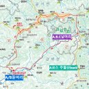 제329차 보성 초암산 산행지도 이미지