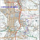이충현대아파트사거리-좌 | 주차장-쌍령지맥 접속-충의공원-송탄고교-89.5m봉-광동제약사거리-평택터널-서천사-안성천.진위천 합수점