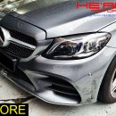 C200 쿠페 -＞ F/L 신형 C43 AMG 쿠페룩 외관 컨버전 작업 이미지