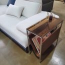 가죽소품 | 경기도광주 코모도홈 인테리어 소품 후기_가죽 강화 유리 선반 매거진 랙~