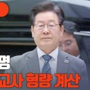 [걸리면 죽는다] 이재명 위증교사 형량 계산 이미지