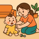 💥 6개월 아기 소파 낙상 사고 – 실제 경험과 병원 진료 후기
