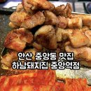 안산중앙역점 한신포차 | 안산 중앙동 하남돼지집 중앙역점 구워주는 육즙 삼겹살 맛집 | 회식•데이트 하기 좋은 고기집 솔직후기