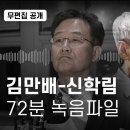 [무편집 공개] 김만배-신학림 72분 녹음파일 - 뉴스타파 이미지