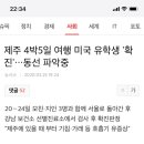 미국유학생 코로나 확진자 제주방문4박5일동안.. 이미지