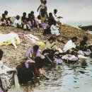 개울가에 빨래터 이미지