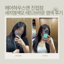 레드브라운 염색 후기 진접미용실 헤어하우스앤 진접
