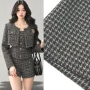 대폭 울블렌드 가벼운 트위드원단 클루 울트위드 천원단 이미지