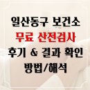 일산동구보건소 | 일산동구보건소 무료 산전검사 후기, 결과 확인 방법 및 해석