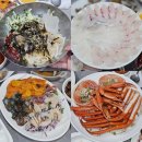용호활어회 | 포항 죽도시장 맛집 '용호횟집' 상차림비 없는 푸짐한 홍게세트