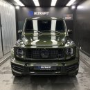 벤츠 G바겐 만큼 강인한 울트라핏 전체 풀 패키지 G63 AMG 올리브 그린 강남 PPF 모터빌리지