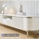 디차이나 | 디네이블 블레어 세라믹 거실장 2100 대리석 TV다이 거실 인테리어 후기