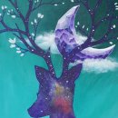 하늘을 품은 사슴 이미지