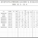 2022 광주 동호인역도 연말대회 기록지 이미지