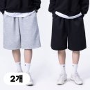 2734 | 버닝몬스터 와이드 6부 버뮤다팬츠 1+1 구성 여름 데일리 반바지 코디 완성