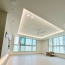 목공 인테리어 (야간) | 청주 오송파라곤 목공 우물천장 실링팬 간접조명으로 완성한 공간 (빛나는조명)