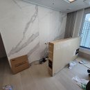 가비장의 | 거실 티비장없는 인테리어 무타공TV벽걸이 설치 해결!