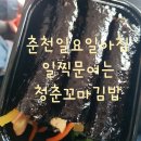 청춘꼬마김밥앤떡볶이 후평점 | 춘천 일요일아침일찍 문여는맛집 청춘꼬마김밥